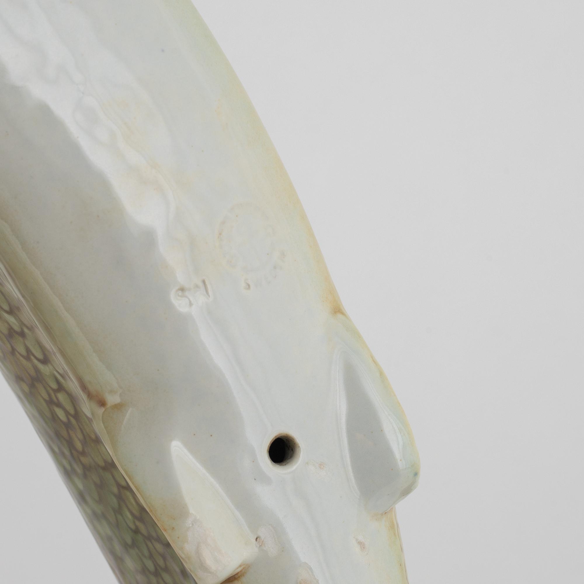 Sven Wejsfelt, figurine/sculpture, stoneware, signed in the clay S W. Gustavsberg, late 20th century.