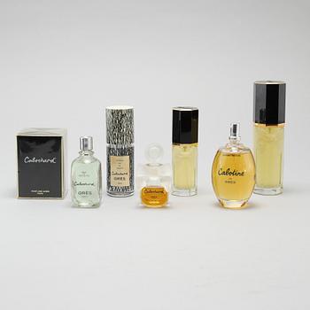 CABOCHARD, factices, seven perfumebottles.