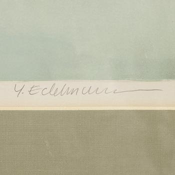 YRJÖ EDELMANN, färglitografi, signerad och numrerad 33/150.