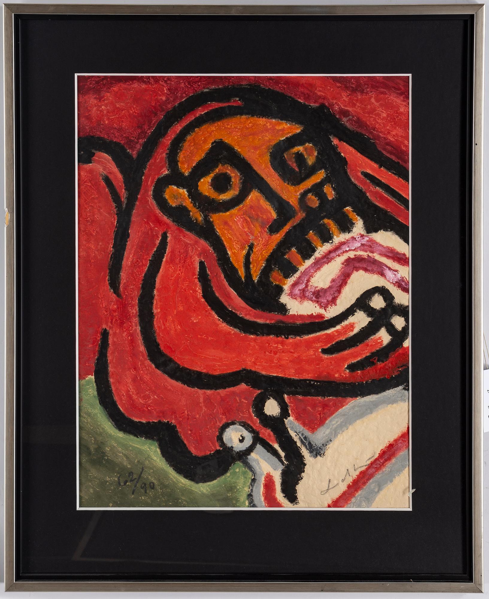 BENGT LINDSTRÖM, etching, signed Lindström and numbered 62/90.