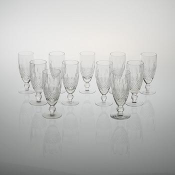 GLASSERVIS, 46 delar, 1900-talets senare hälft.