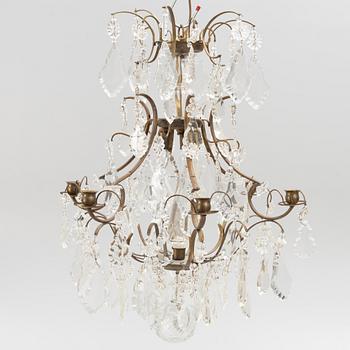 Ljuskrona, rokokostil, 1900-talets första hälft.