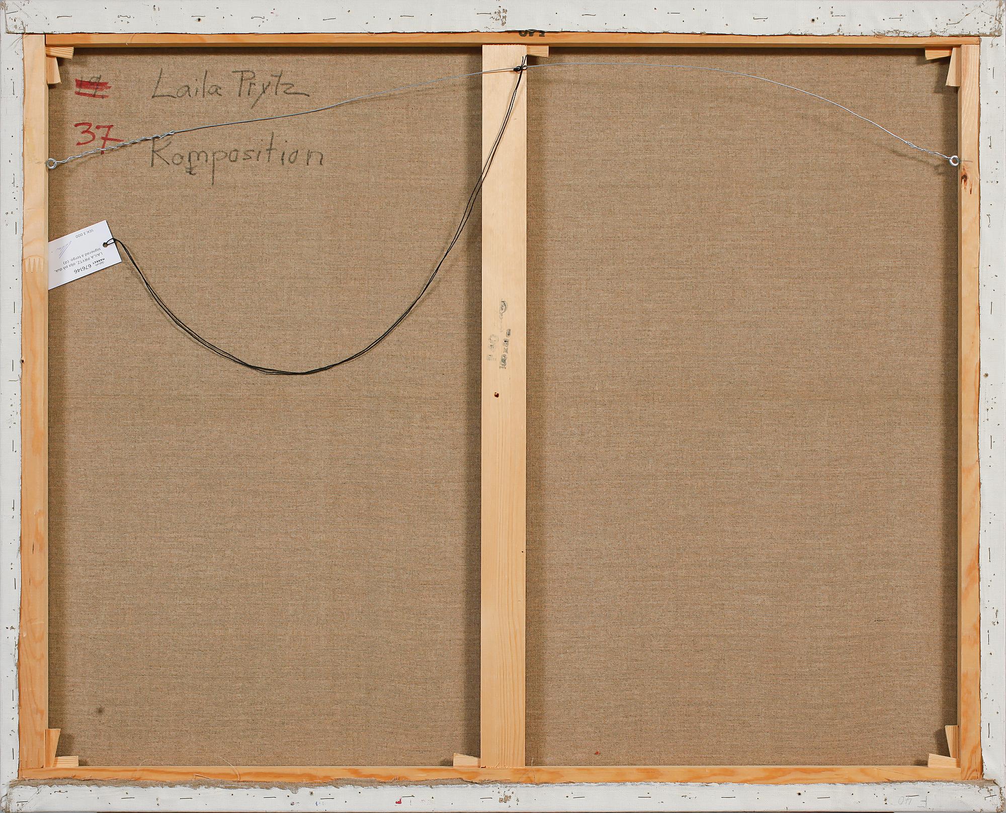 LAILA PRYTZ, olja på duk, signerad.