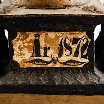 SKRIVSTÄLL, keramik, 1800-talets andra hälft.