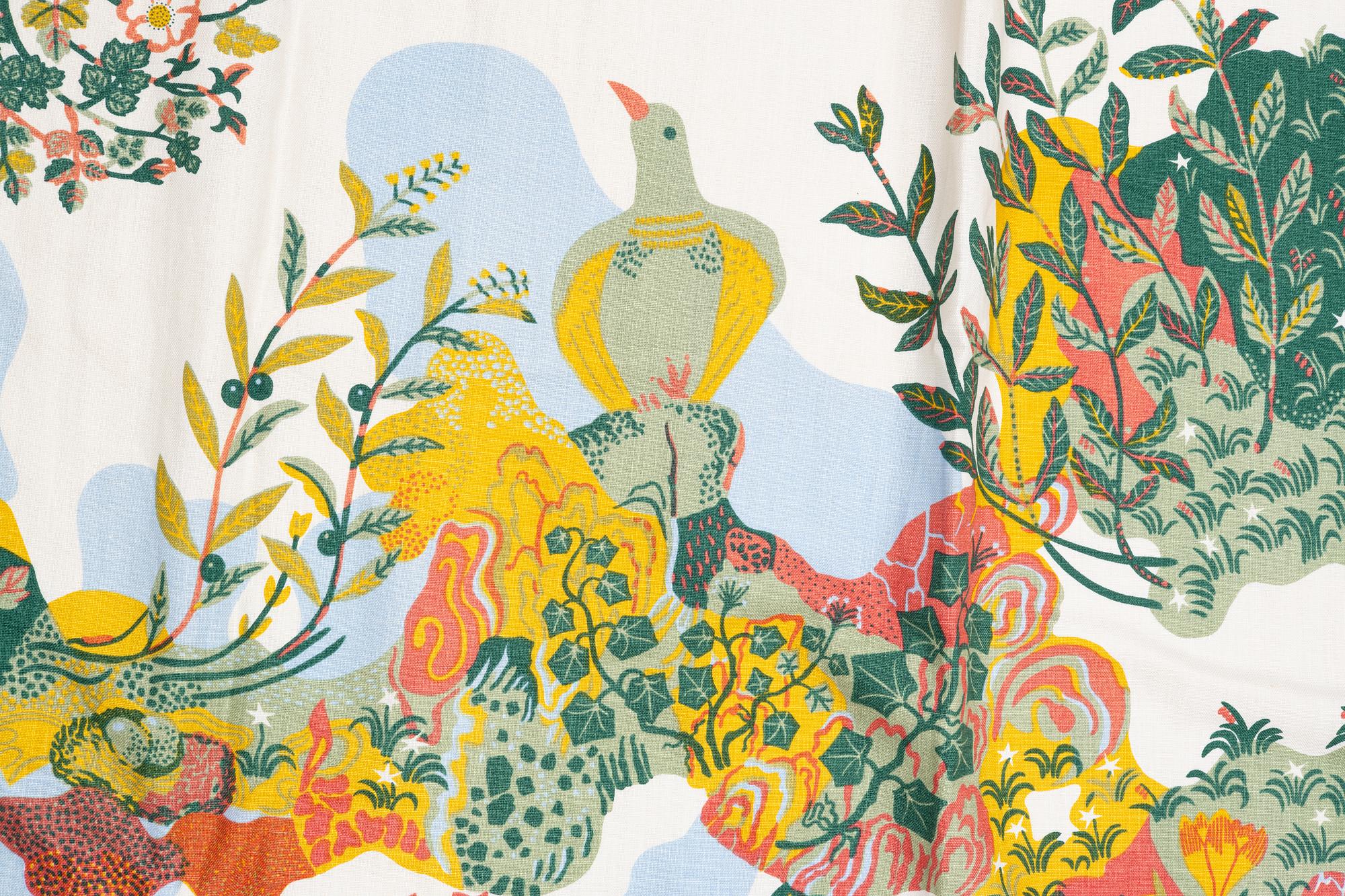 Josef Frank, curtains, a pair, "Anacreon", Svenskt Tenn.