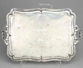 BRICKA, silver, St Petersburg, Adolf Sperr, Eduard Brandenburg, Ryssland 1853. Vikt 817 gram.