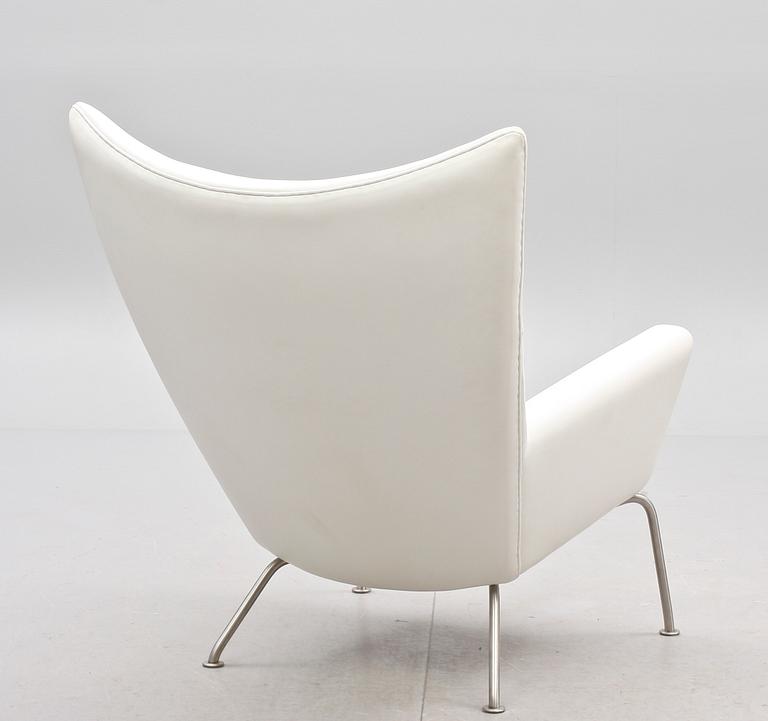 FÅTÖLJ, "Wing chair" modell CH445, Hans J. Wegner, Carl Hansen & Søn. Formgiven 1960.