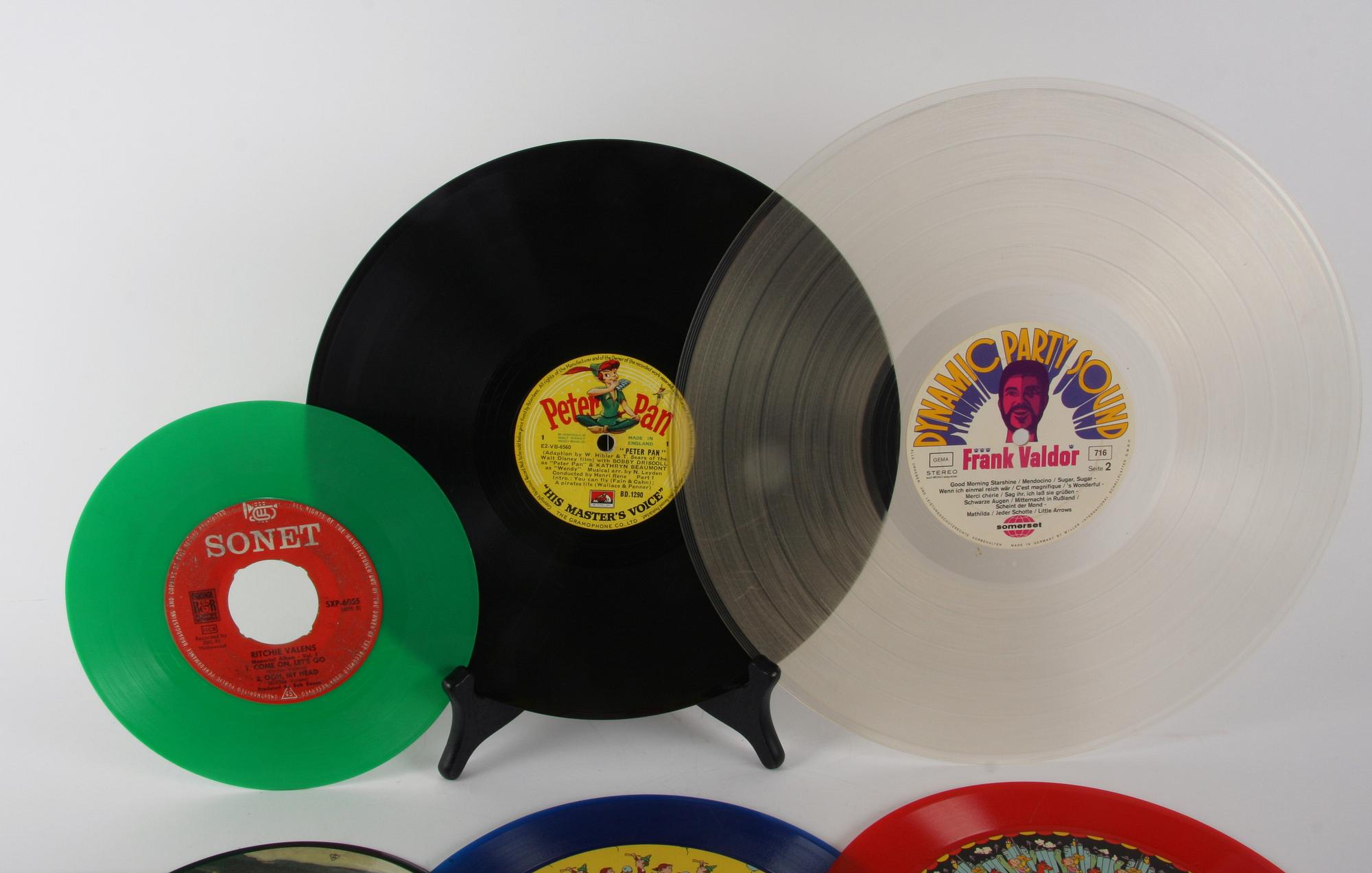 BILD-LP/EP och 78-varvare, Vogue The Picture Record, samt LJUDVYKORT, 22 st.