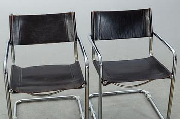 A PAIR OF CHAIRS, second half of 20th century.