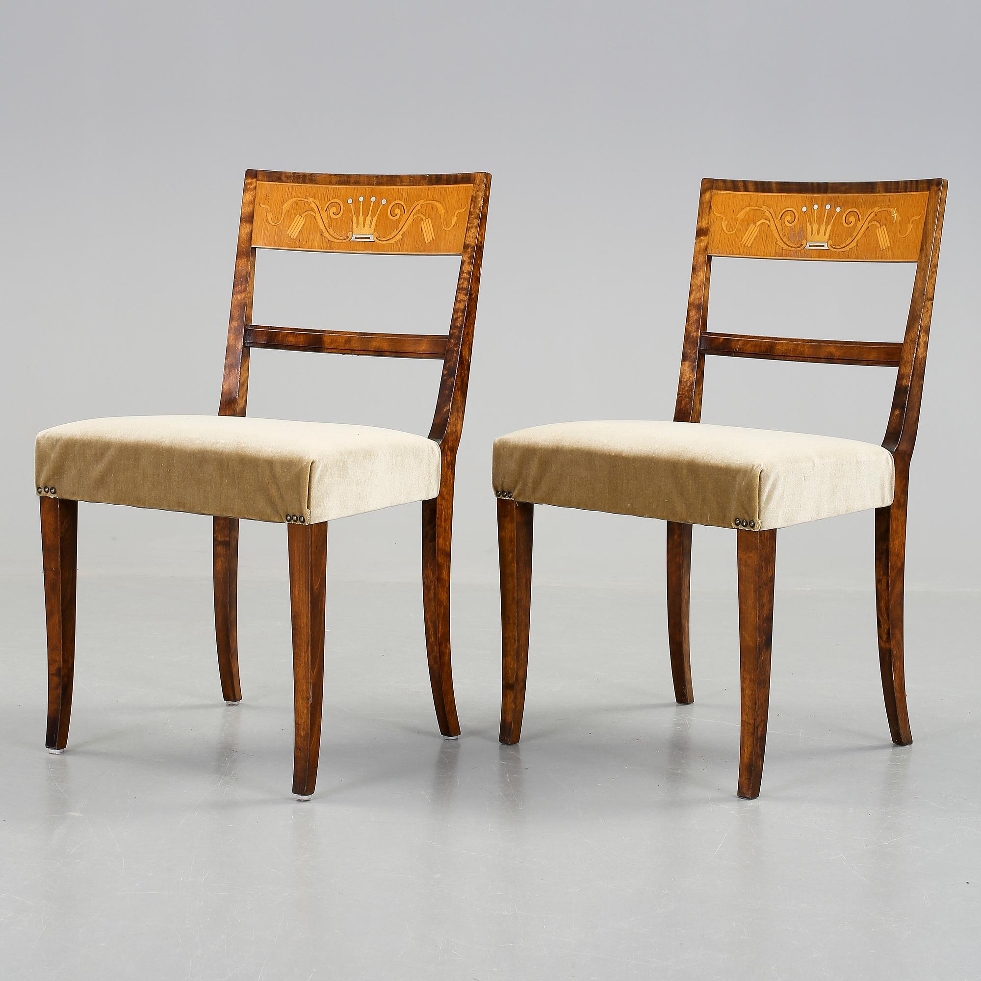 STOLAR, ett par, Art Deco, 1900-talets första hälft.
