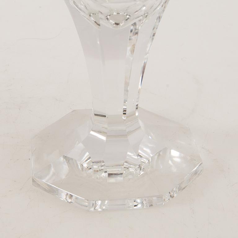 Orrefors, champagne glasses, 8 pcs, 20th century.