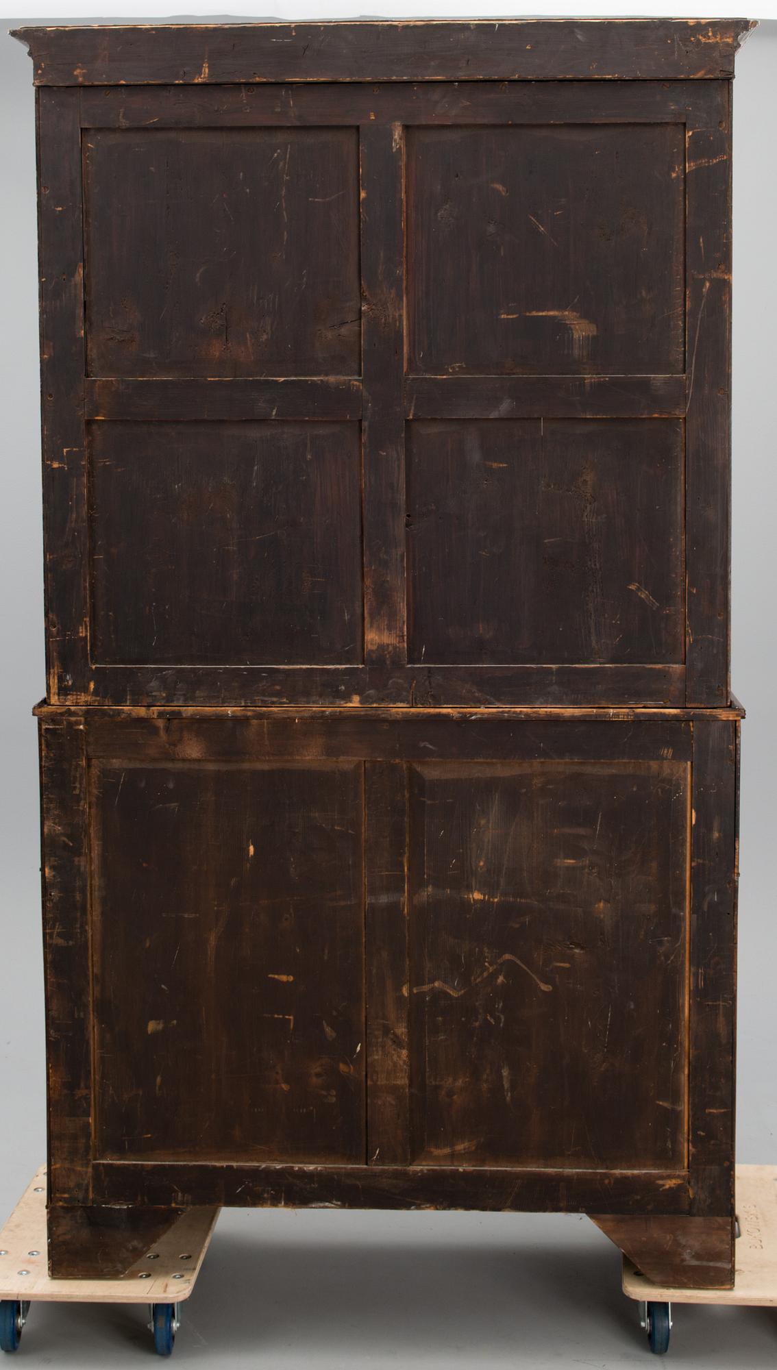 A 1830s Regency Secretaire Bookcase.