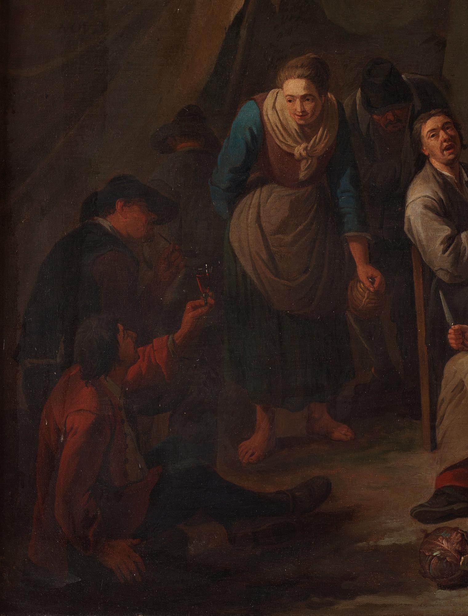 Norbert van Bloemen ("Cefalus"), Drinking party.