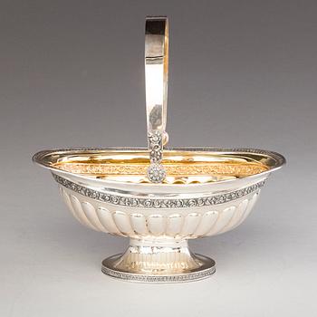 OSKAR LINDROOS, BRÖDKORG, silver, Helsingfors 1926.