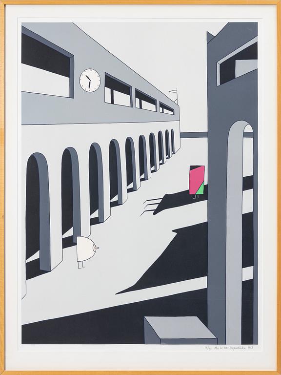 Marie-Louise Ekman, "En gatas melankoli - de Chirico och Baertling".