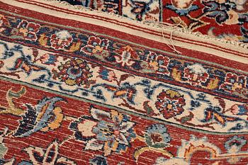 A carpet, semi-antique Esfahan, ca 336 x 212 cm.