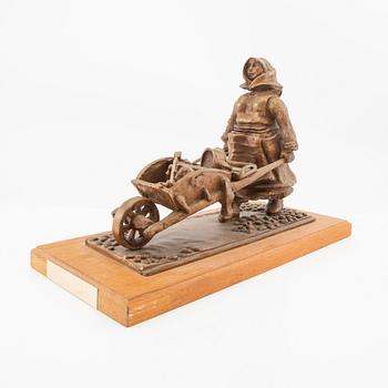 Gunnel Frieberg, skulptur signerad och numrerad 7/XX.