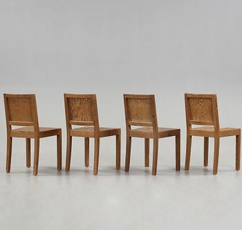 Axel Einar Hjorth, stolar, 4 st "Wärmdö", Nordiska Kompaniet 1930-tal.