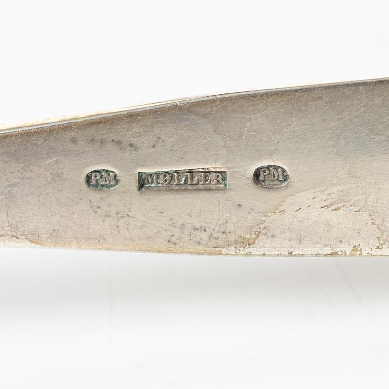 Jens Peter Møller, snuffbox, silver, Aalborg, Denmark, second half of the 19th century.