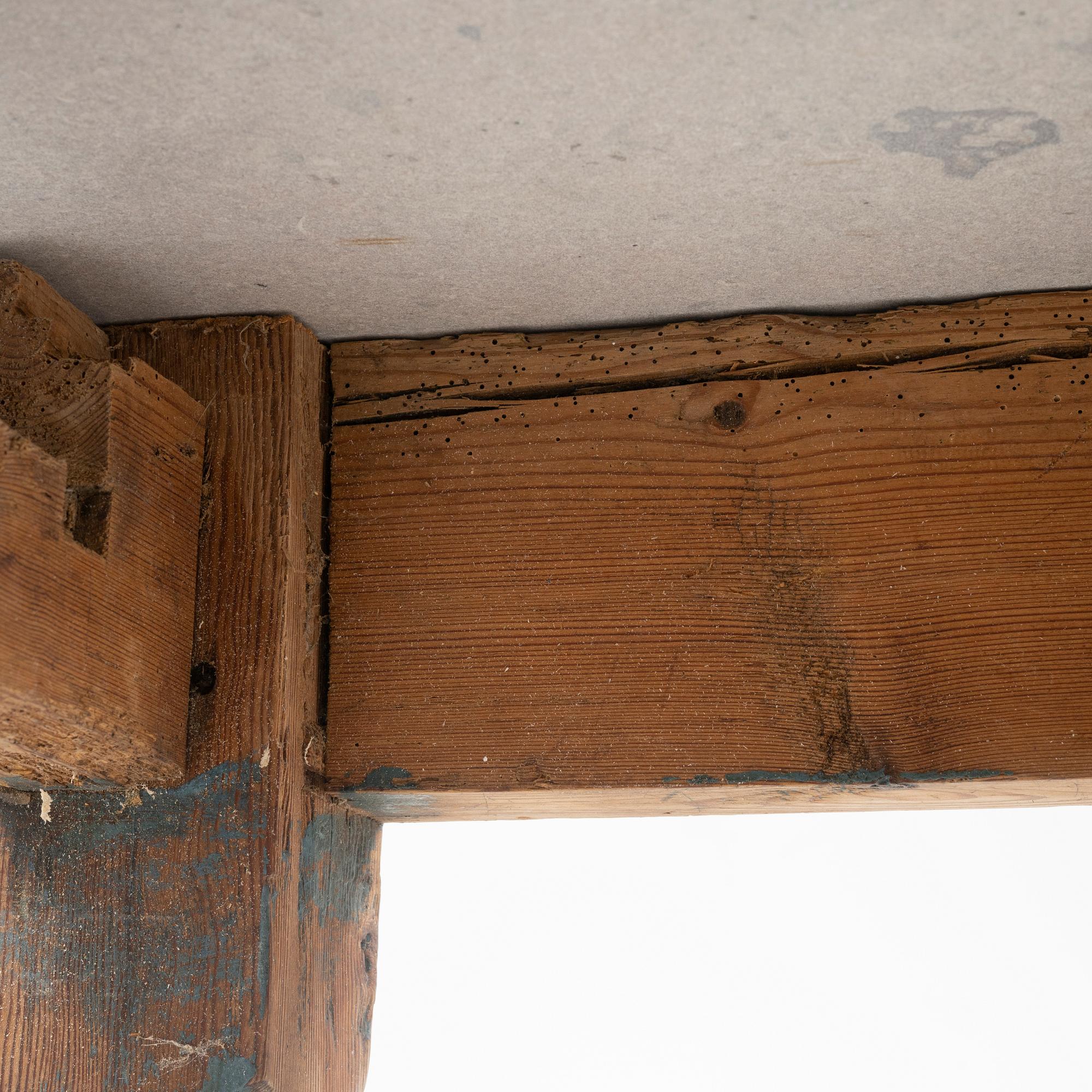 A swedish provincial table, Gotland, Sweden, 19th century.