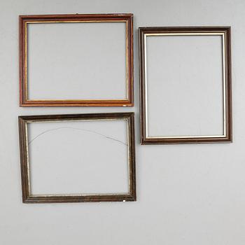 RAMAR, 3 st, trä, 1800-tal.