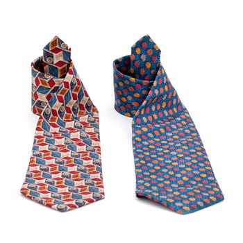 289. ERMENEGILDO ZEGNA, two silk ties.