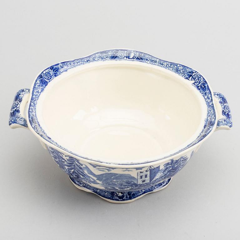 REINHARD RICHTER, servis, ca 54 delar, "Masema" Arabia Finland flintgods.