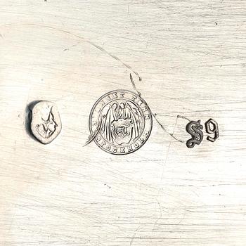 Estrid Ericson, a pewter sculpture of a Siamese cat, Firma Svenskt Tenn, Stockholm, 1968.