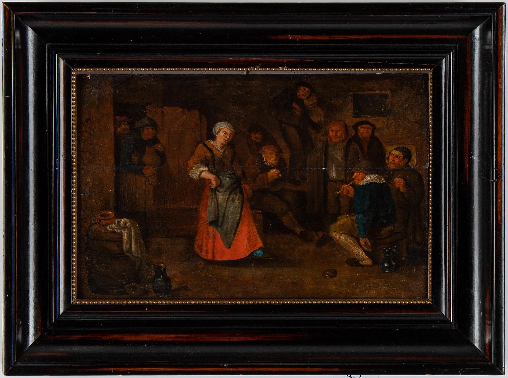 Adriaen van Ostade, hans art, olja på pannå.