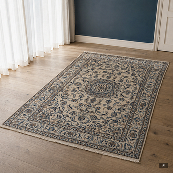 A Nain carpet, c. 275 x 195 cm.