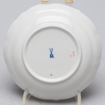 MOCCAKOPPAR, porslin.  21 +1 delar . Meissen.