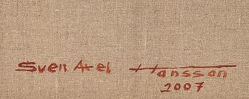 Sven Hansson, olja på duk, signerad och daterad 2007 a tergo.