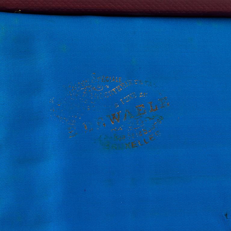 Ostrongafflar, 12 st, silver, stämplade PDR med stjärna, fransk exportstämpel.