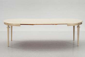 MATSALSGRUPP, 9 delar, gustaviansk stil. 1900-talets andra hälft.