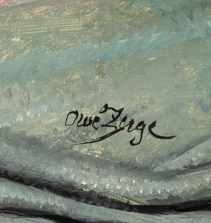 Owe Zerge, still life with flowers.