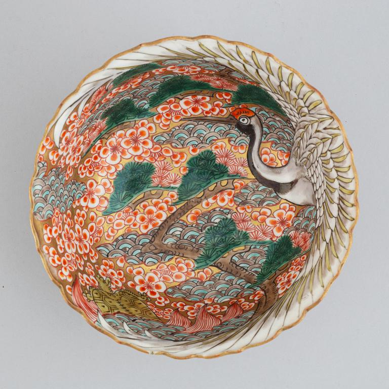 Skål, porslin. Japan, Meiji (1868-1912).