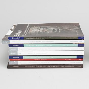 AUKTONSKATALOGER, 24 st, från Sotheby's och Christies.