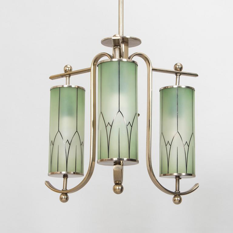 Taklampa, art deco 1920-tal.