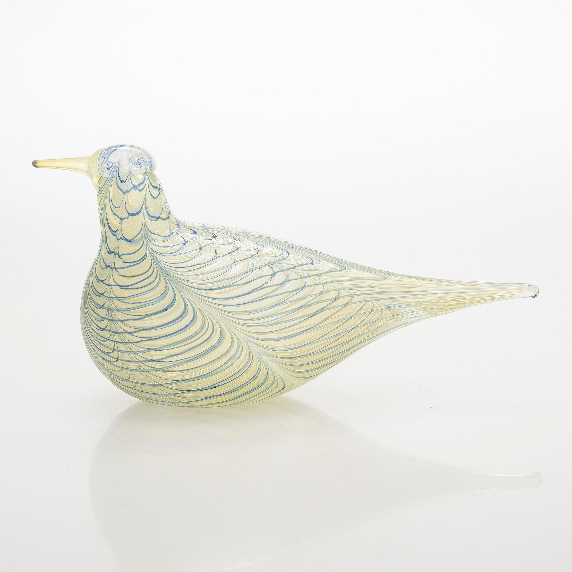 Oiva Toikka, An annual glass bird 'Cloud tern' signed O. Toikka Nuutajärvi 2007.