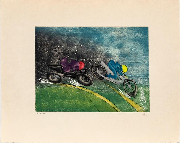 Roberto Matta, 6 sheets, "Les Transesports", 1977.