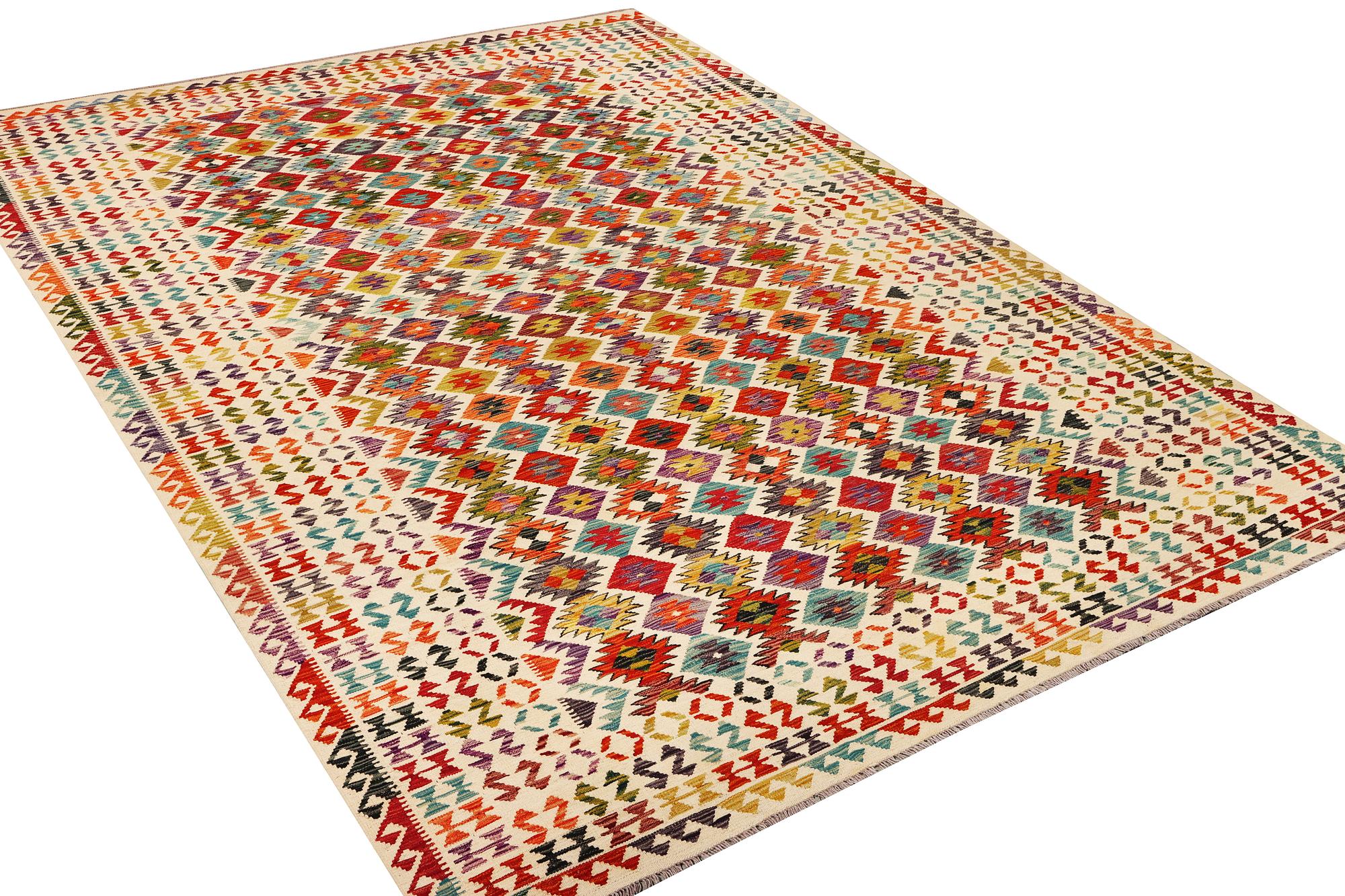 Matta, Kelim, ca. 345 x 247 cm.