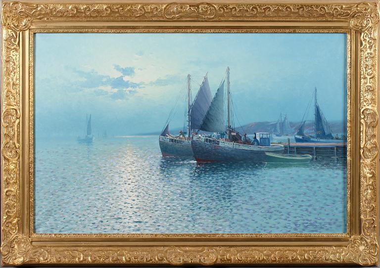 JOHAN OSSIAN-ANDERSSON, olja på duk, signerad.