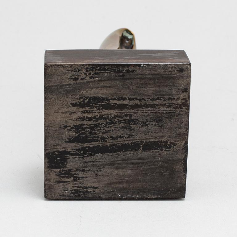 SIGURD PERSSON, a brass sculpture, signed SIGP.