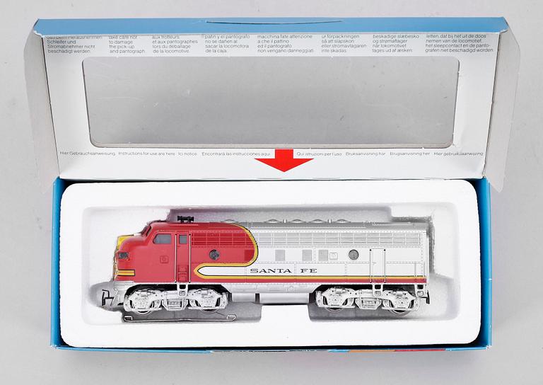 PARTI LOK, 3 st, "3060", "4060", "3095", Märklin, 1900-talets andra hälft.