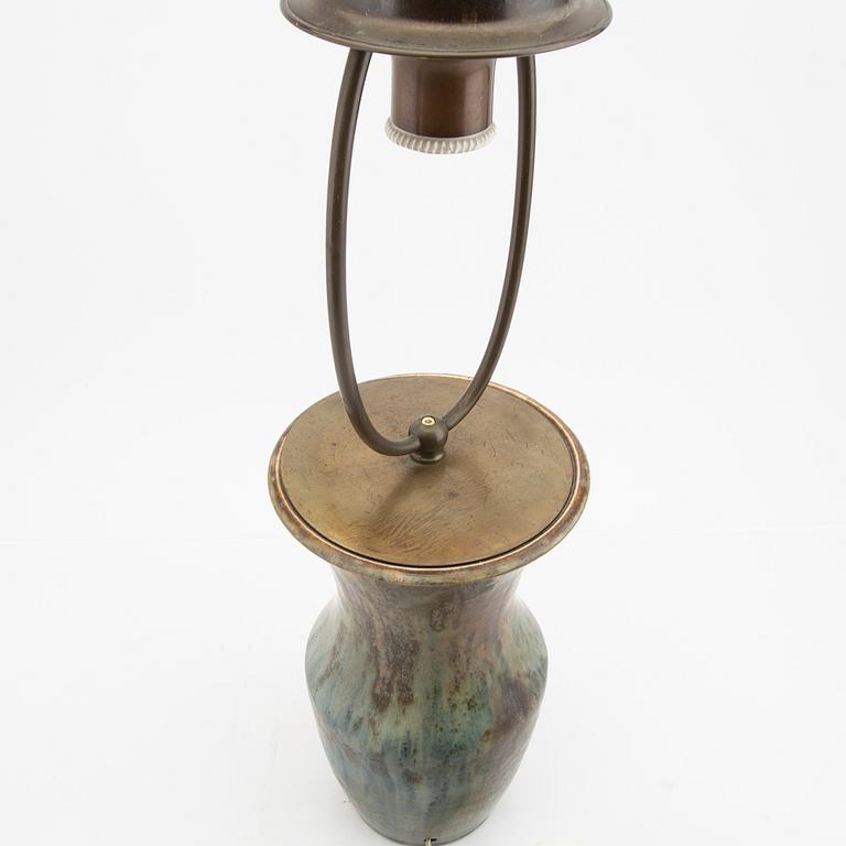 A porcelain table lamp by Bing & Gröndahl from the 1920's.
