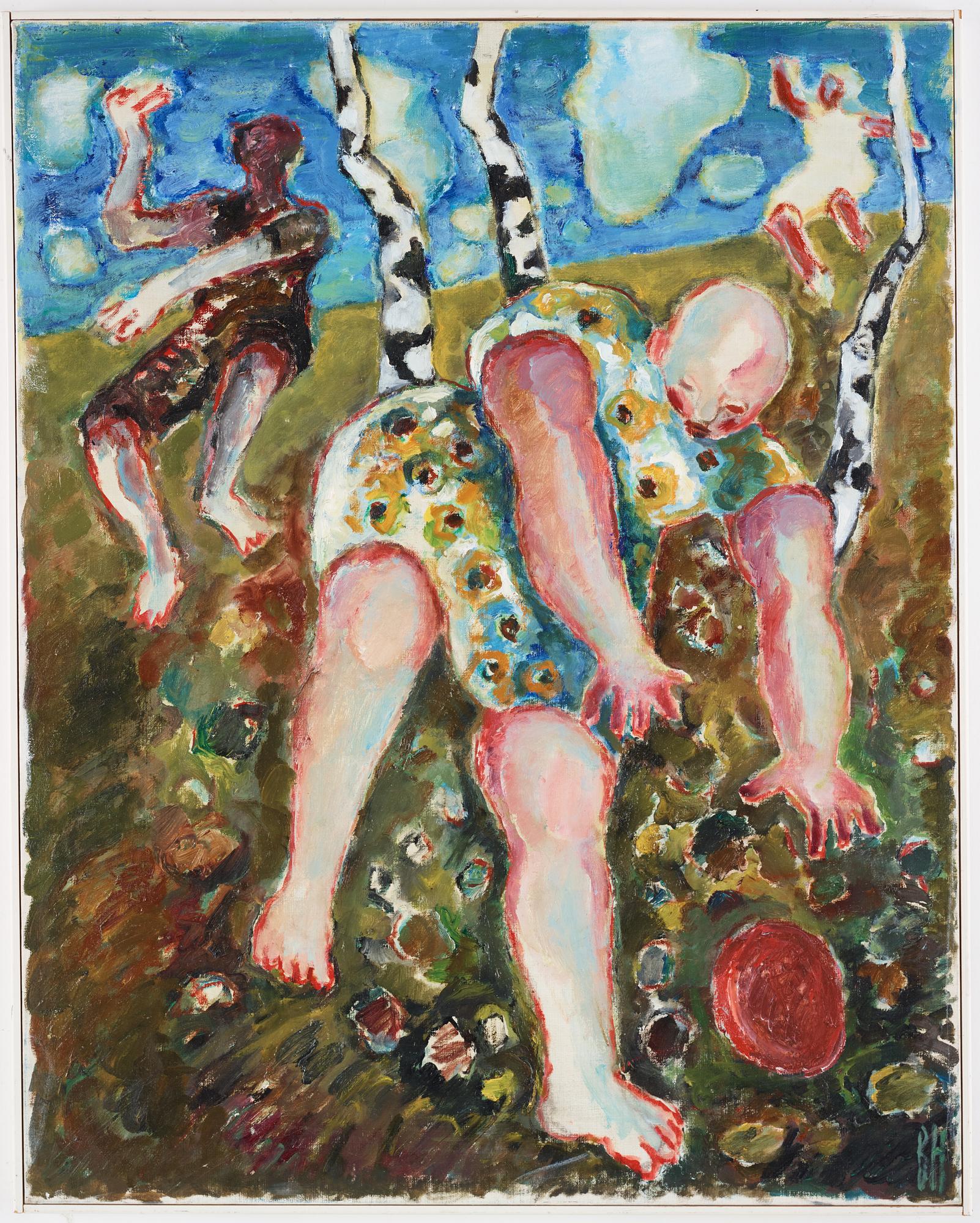 BERTA HANSSON, oil on canvas, signed and dated -80 on verso.