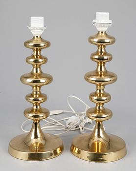 BORDSLAMPOR, snarlika, 1900-talets andra hälft.