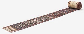 A Yomut tent band, also known as a 'Navar', Southwestern Turkmenistan, c. 1295 x 33-37 cm.