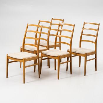 Dining table with 5 chairs, NC Tibro, Sweden, second half of the 20th century.