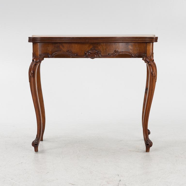 A games table, mid-19th Century.